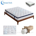 Commerce de gros Hot Sale Spring Literie Matelas en mousse à mémoire